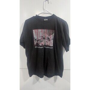 Mount Everest Shirt Adult 42 Black Nepal Graphic T Shangri-La